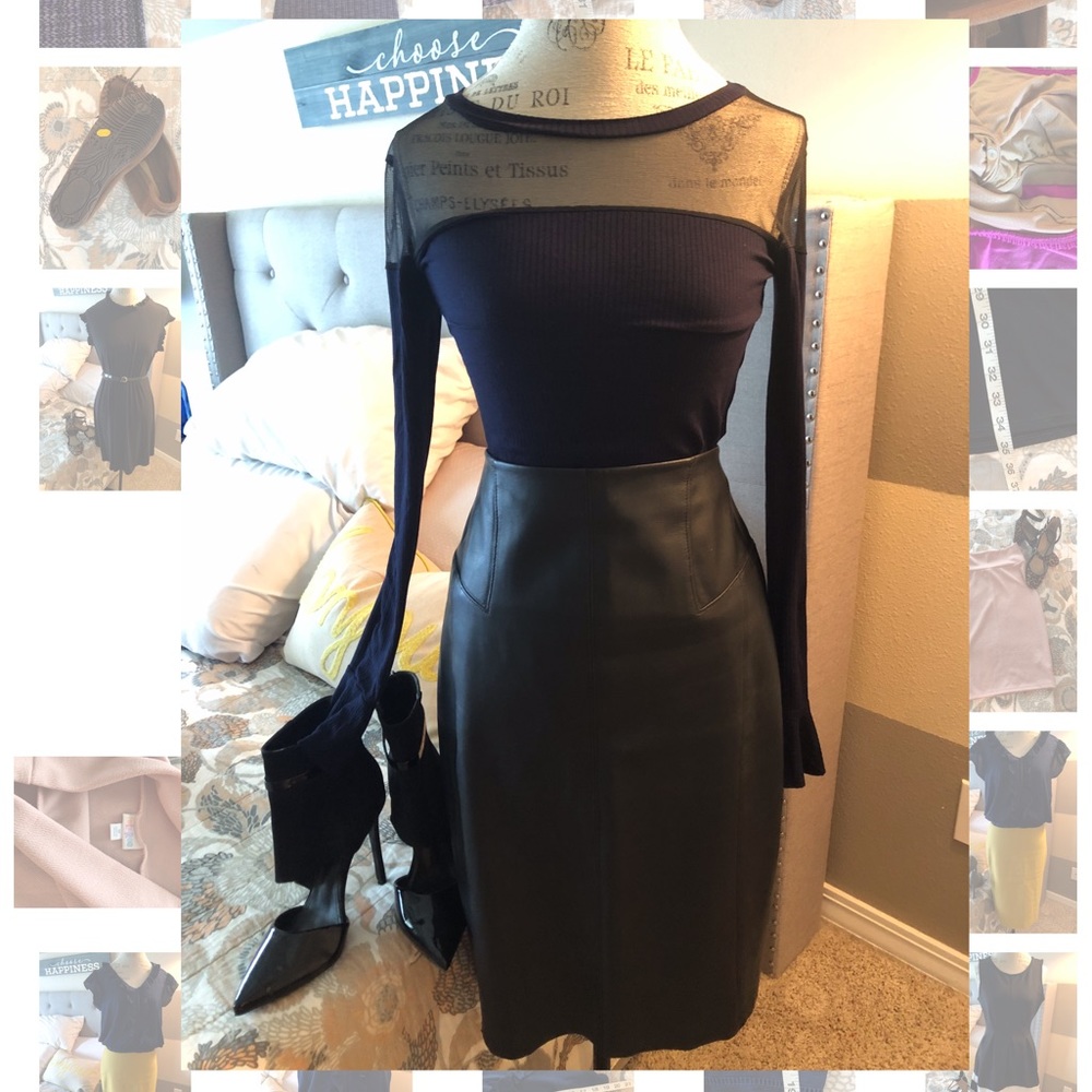 Zara Trafaluc two-toned top